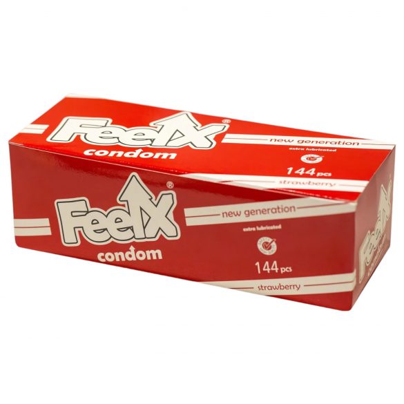 FeelX Condoms - Strawberry Delight (144 pcs)