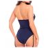 Rene Rofe - Policewoman Costume Bodysuit - Blue (S-L) 