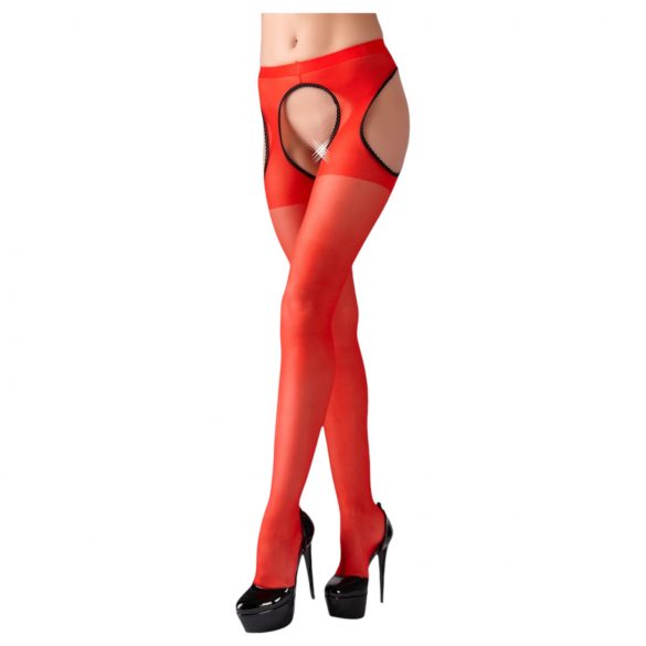 Cottelli - Red Sexy Stockings - L/XL