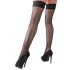 Cottelli - Lace Fishnet Thigh-Highs (Black) 