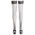 Cottelli - Lace Fishnet Thigh-Highs (Black) 