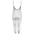 NO:XQSE - Open Mesh Bodysuit (Black)  - XL/XXL