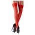 Cottelli - Lace Stockings (Red) 