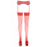 Cottelli - Red Lace Stockings - 3/M-L