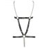 ZADO - Black Leather Chain Harness Body (S-L)