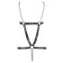 ZADO - Leather Chain Harness Bodysuit - Black (S-L) 