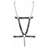 ZADO - Leather Chain Harness Bodysuit - Black (S-L) 