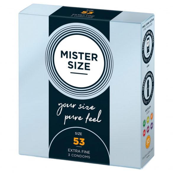 Mister Size Thin Condoms - 53mm (3 Pack) 