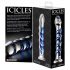 Icicles No. 5 - Spiral Glass Dildo (Translucent Blue)