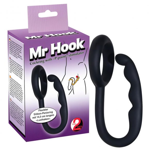 You2Toys - Pleasure Loop Cock Ring - Black 