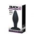 Black Velvet Anal Plug - Large 