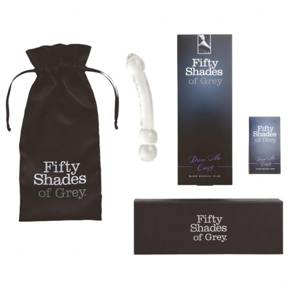 Fifty Shades of Grey - Drive me Crazy Glass Dildo 