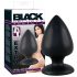 Black Velvet Anal Plug - Extra Large 