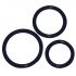 You2Toys - Silicone Cock Ring Trio - Black 