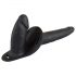 You2Toys - Silicone Strap-On Dildo Duo (Black) 