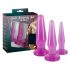 You2Toys - Anal Training Dildo Set - 3pcs (Purple) 