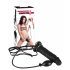 You2Toys - Inflatable Strap-On - Hollow Silicone Dildo (Black) 