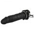 You2Toys - Inflatable Strap-On - Hollow Silicone Dildo (Black) 