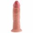 King Cock 9 - Suction Cup Realistic Dildo (9 inches) - Natural 