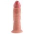 King Cock 9 - Suction Cup Realistic Dildo (9 inches) - Natural 