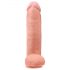 King Cock 12 Inch Large Dildo - Natural 