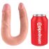 King Cock Double Dildo (Medium) - Natural