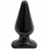 Doc Johnson Black Anal Plug - Classic, Large - (14.5cm) 