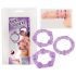 You2Toys - Be Hard! Penis Ring Set - Purple (3pcs) 