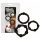 You2Toys - Be Hard! Penis Rings Set - Black (3pcs) 