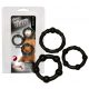 You2Toys - Be Hard! Penis Rings Set - Black (3pcs) 