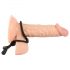 Bad Kitty - Silicone Testicle and Penis Strap (Black)