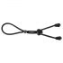 Bad Kitty - Silicone Testicle and Penis Strap (Black)