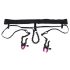 Bad Kitty - Crotchless Clamps with Panties - Purple-Black (S-L) 