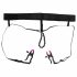 Bad Kitty - Crotchless Clamps with Panties - Purple-Black (S-L) 