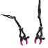 Bad Kitty - Crotchless Clamps with Panties - Purple-Black (S-L) 