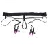 Bad Kitty - Crotchless Clamps with Panties - Purple-Black (S-L) 