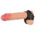 You2Toys - Latex Penis and Scrotum Sleeve - Black 