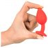 Colorful JOY - Silicone Anal Plug - Small (Red)