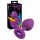 Colorful JOY - Silicone Anal Dildo - Medium (Purple) 