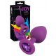 Colorful JOY - Silicone Anal Dildo - Medium (Purple) 