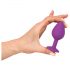 Colorful JOY - Silicone Anal Plug - Medium (Purple)