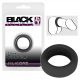 Black Velvet - Thick-Walled Cock Ring (2.6cm) - Black 