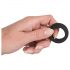 Black Velvet - Thick-Walled Cock Ring (2.6cm) - Black 