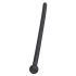 Hollow Silicone Urethral Dilator Dildo (Black) 