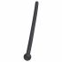 Hollow Silicone Urethral Dilator Dildo (Black) 