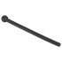 Hollow Silicone Urethral Dilator Dildo (Black) 