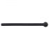 Hollow Silicone Urethral Dilator Dildo (Black) 