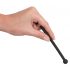 Hollow Silicone Urethral Dilator Dildo (Black) 