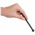 Hollow Silicone Urethral Dilator Dildo (Black) 