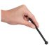 Hollow Silicone Urethral Dilator Dildo (Black) 